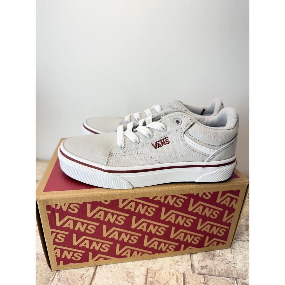 NWT VANS UNISEX/YOUTH SNEAKERS/SHOES SZE 1 PURE GREY - Picture 4 of 13